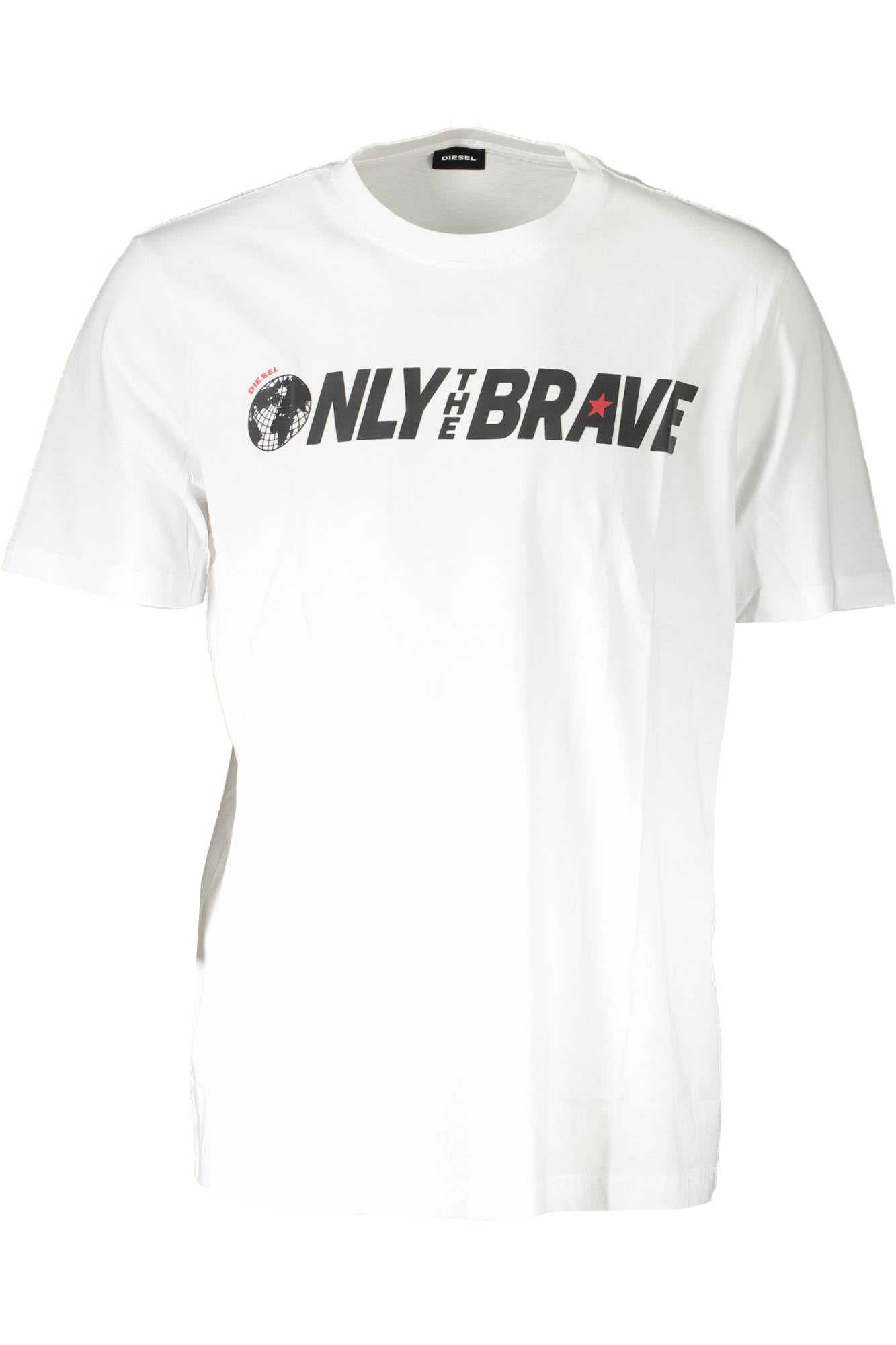 DIESEL T-SHIRT MANICHE CORTE UOMO BIANCO