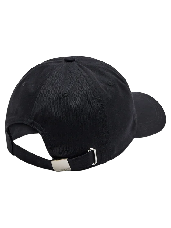 Calvin Klein cappello con visiera patch logo nero
