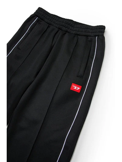 Diesel pantaloni in felpa Pzamperd nero