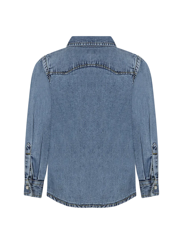 Diesel camicia in denim Ceko manica lunga lavaggio blu