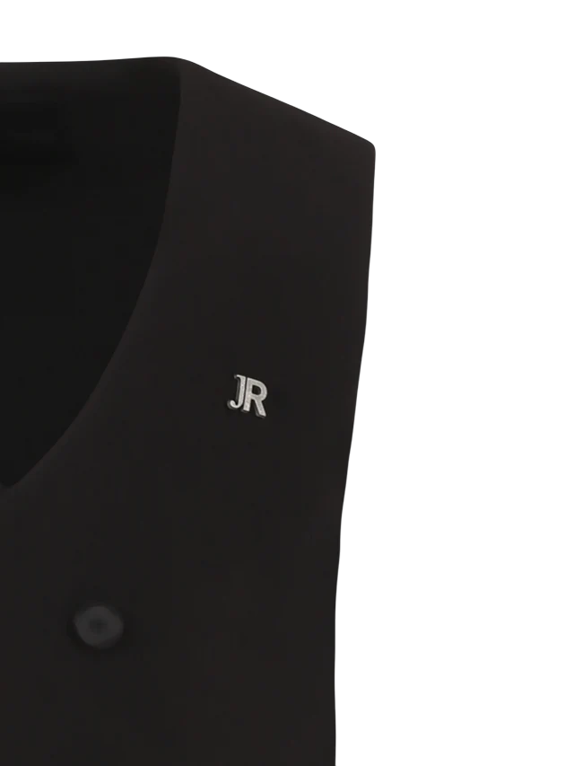 John Richmond gilet doppiopetto Umben nero - mem39