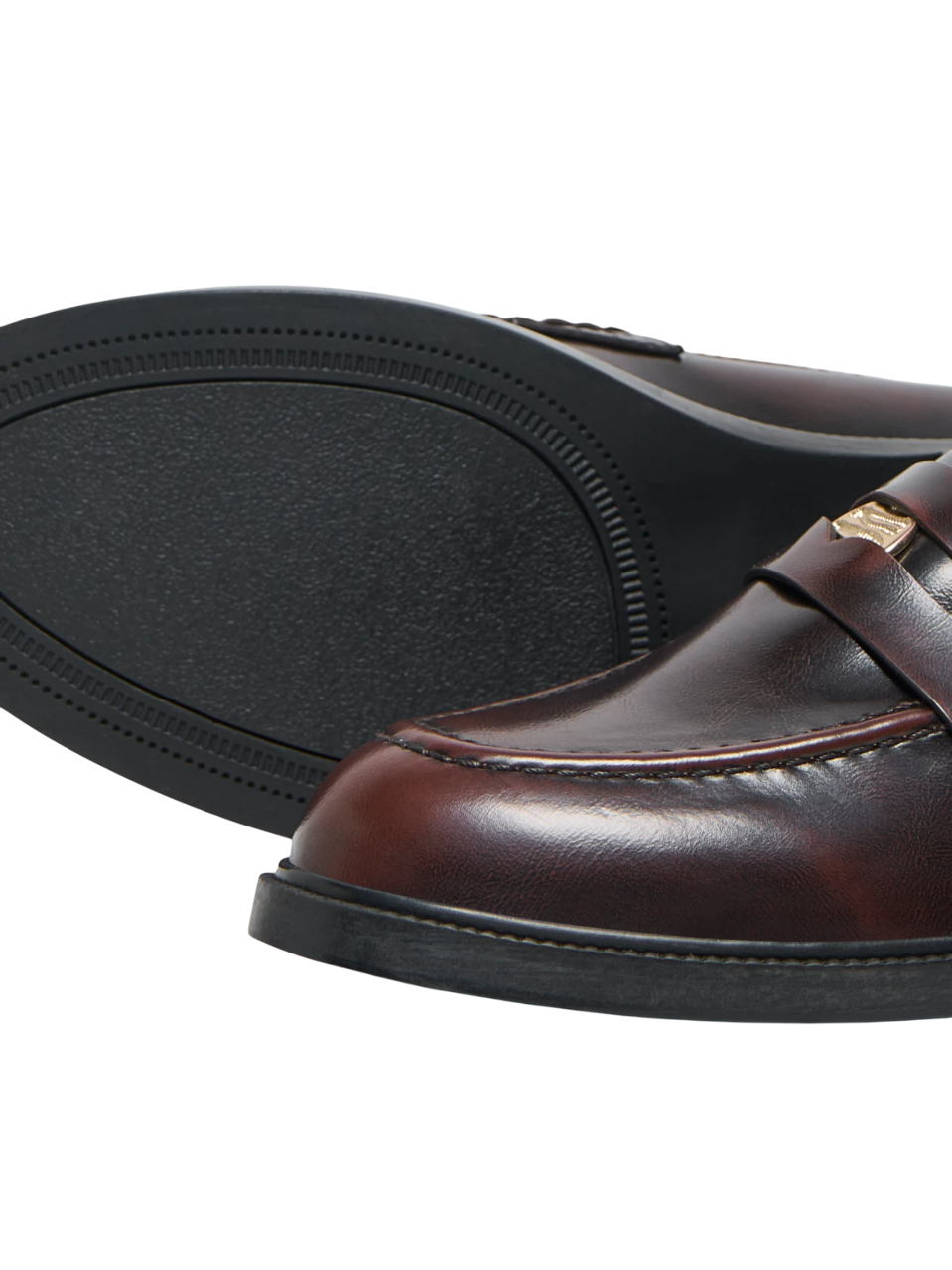 Only mocassini in ecopelle marrone