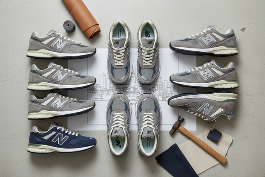 New Balance sneaker americane iconiche 990 574 Boston
