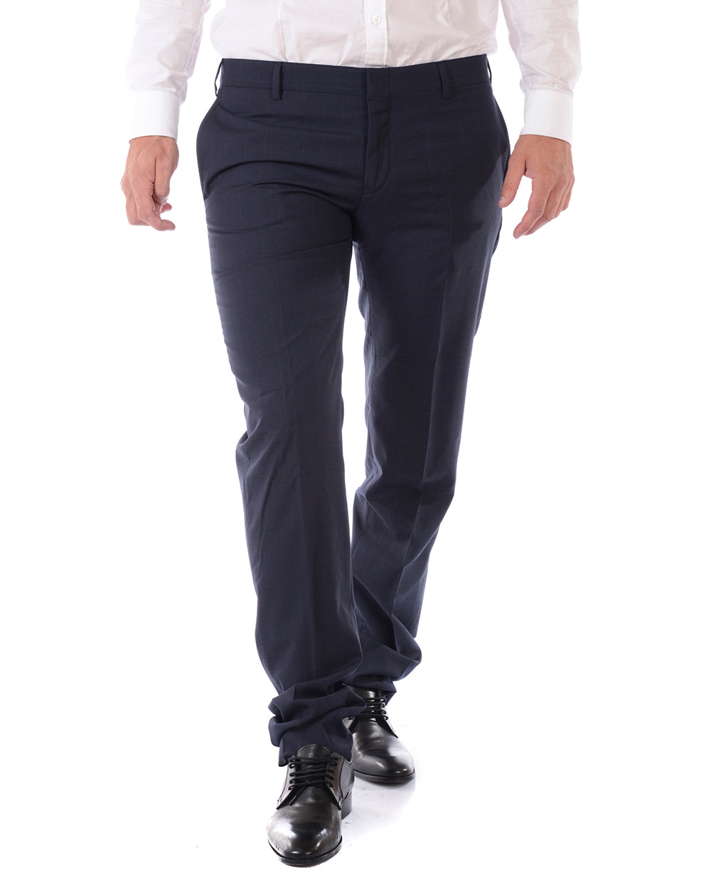 Pantaloni in Lana Blu Daniele Alessandrini - mem39