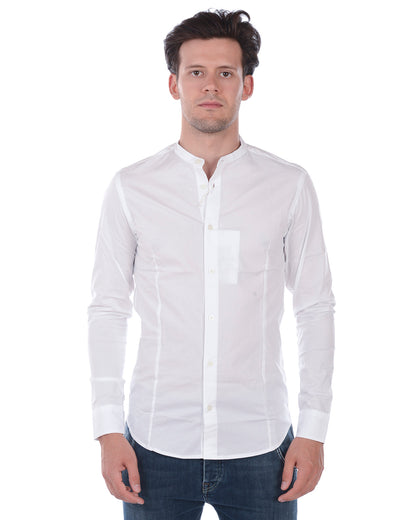 Camicia Bianca Slim Fit Daniele Alessandrini - mem39