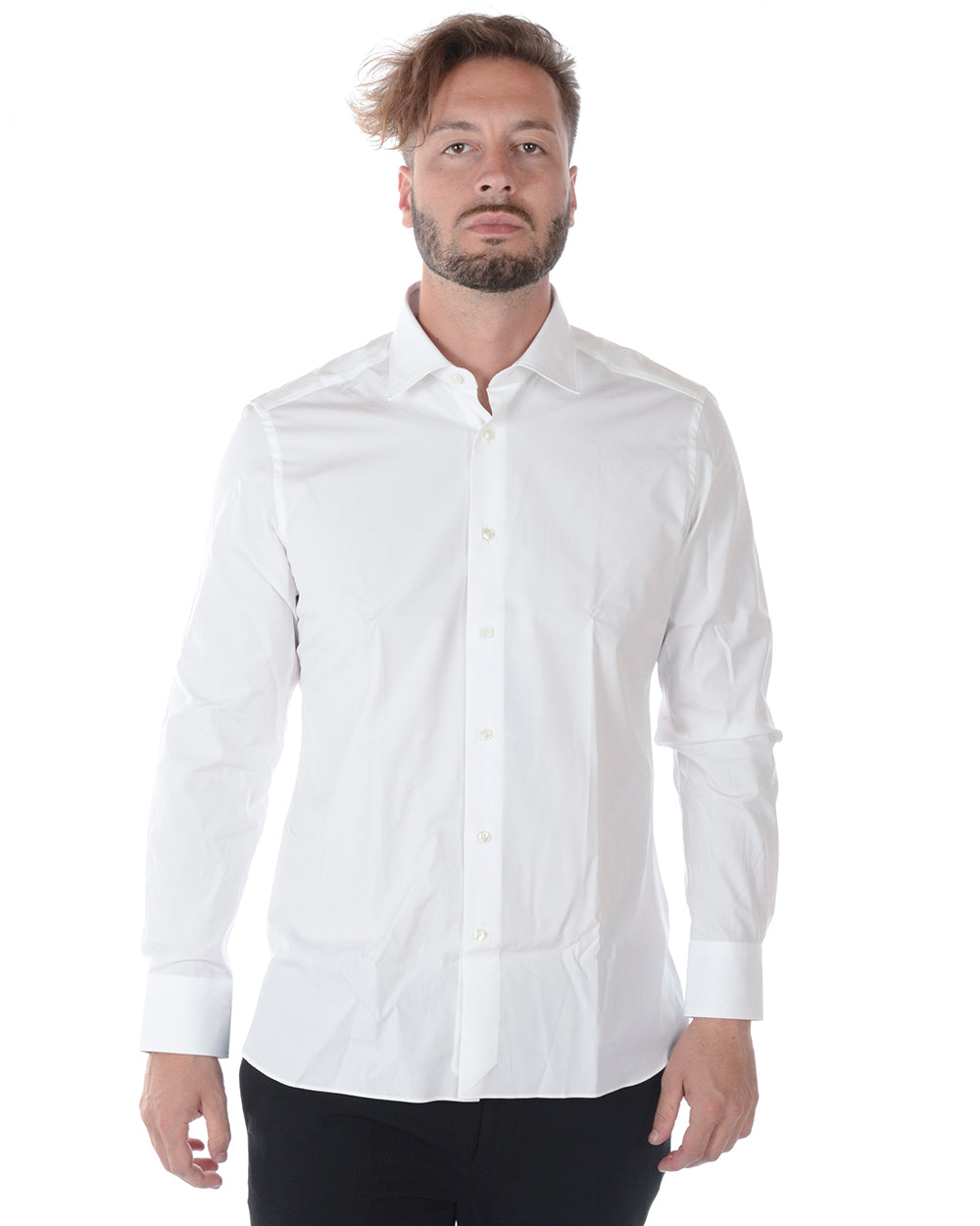 Camicia Zegna Bianca 38 - Eleganza senza Tempo - mem39