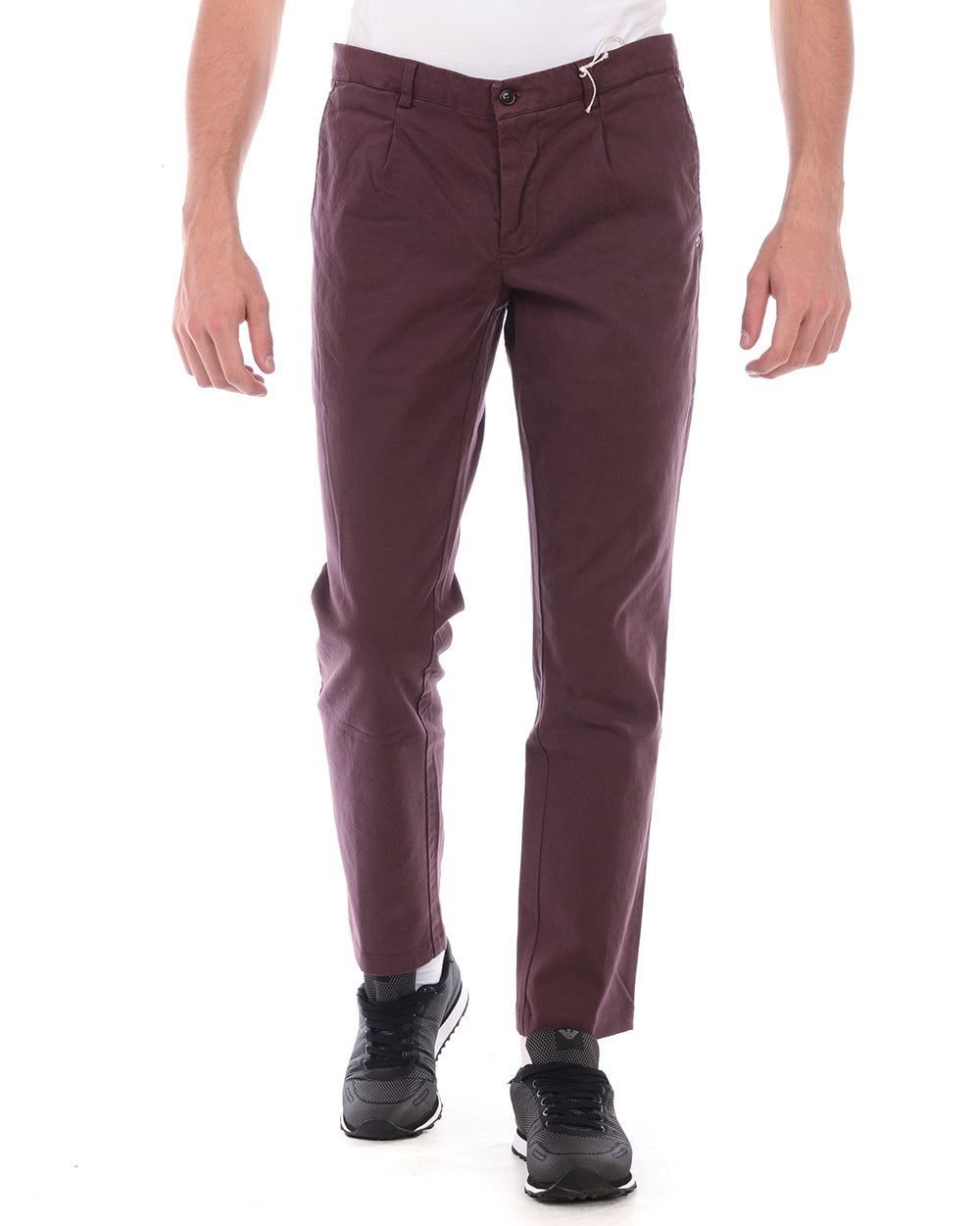 Pantaloni Bordeaux 48 Daniele Alessandrini - mem39