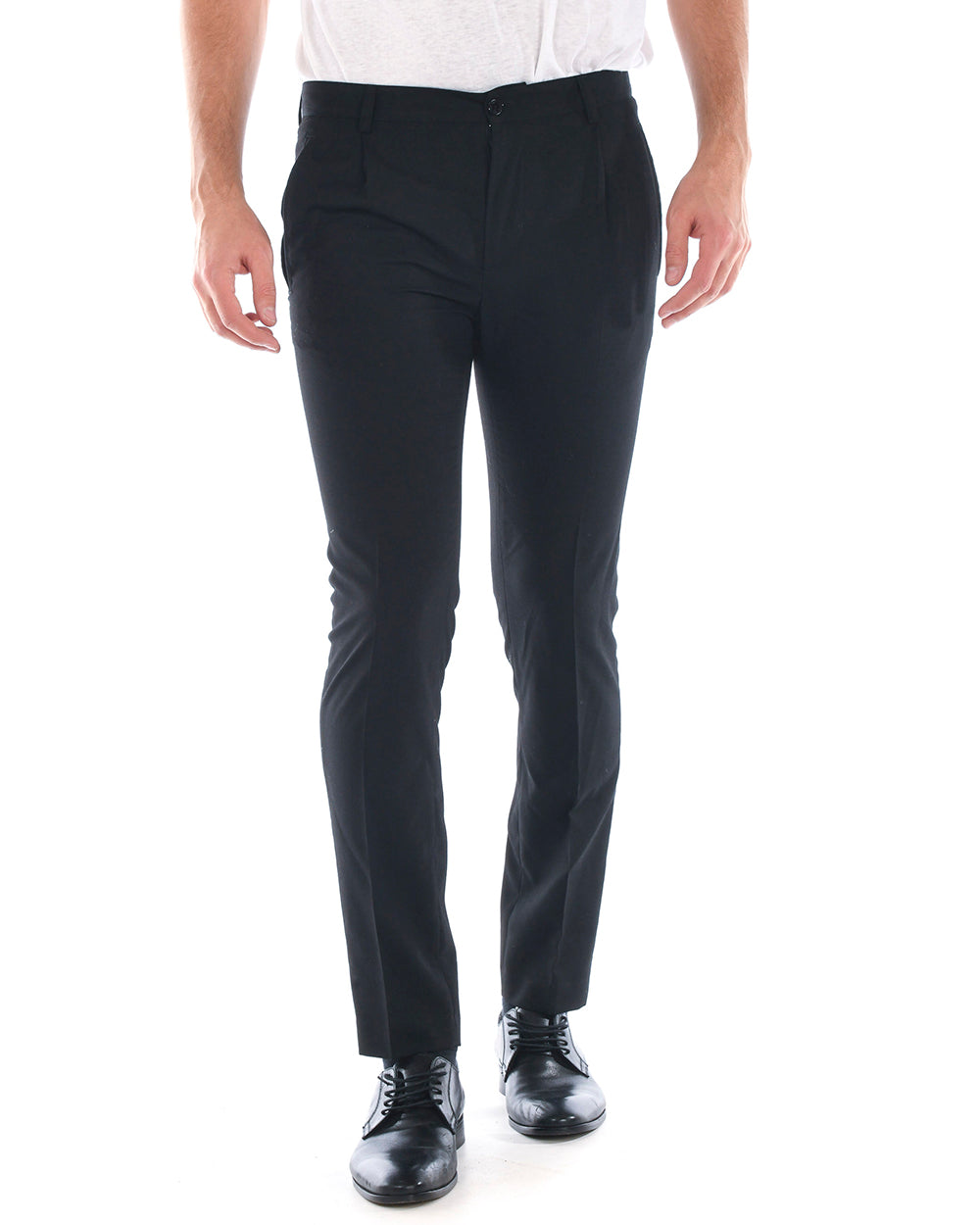 Pantaloni Nero Daniele Alessandrini - mem39