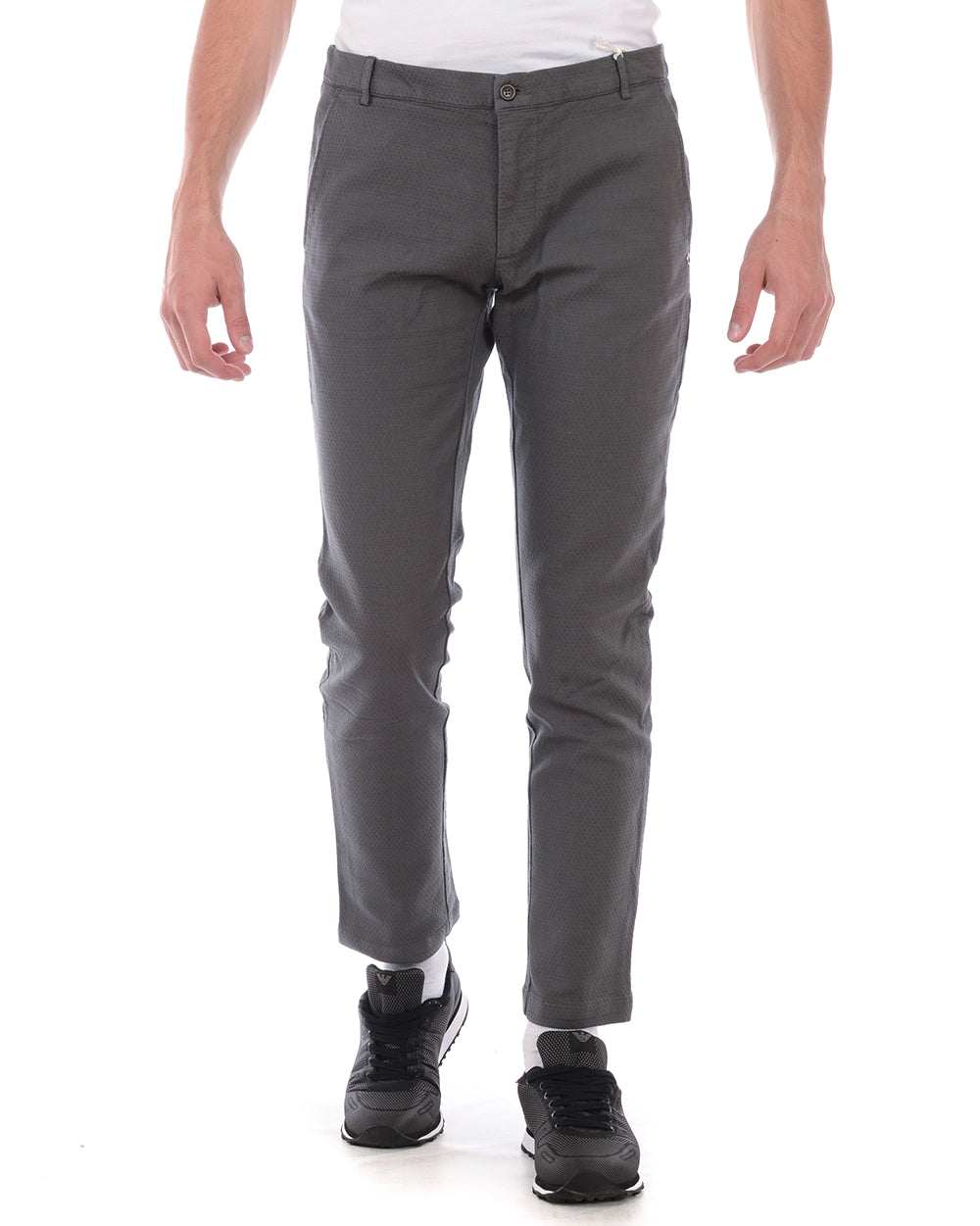 Pantaloni Grigio Daniele Alessandrini - mem39