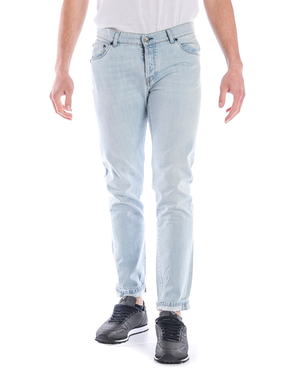 Jeans Daniele Alessandrini Italiani Chiaro 29 Denim M - mem39