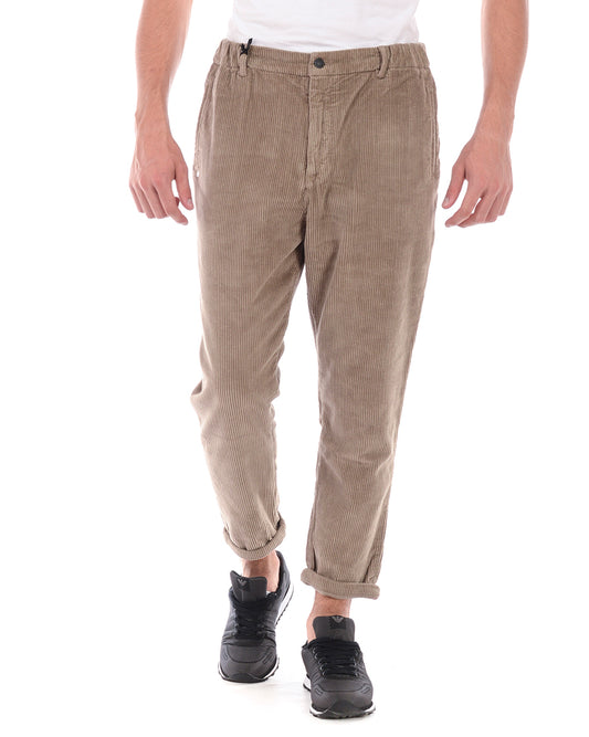 Pantaloni Daniele Alessandrini Beige Cotone Elastan - mem39