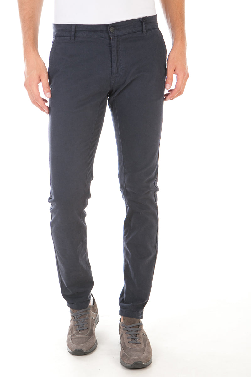 Pantaloni Daniele Alessandrini Blu Scuro - mem39