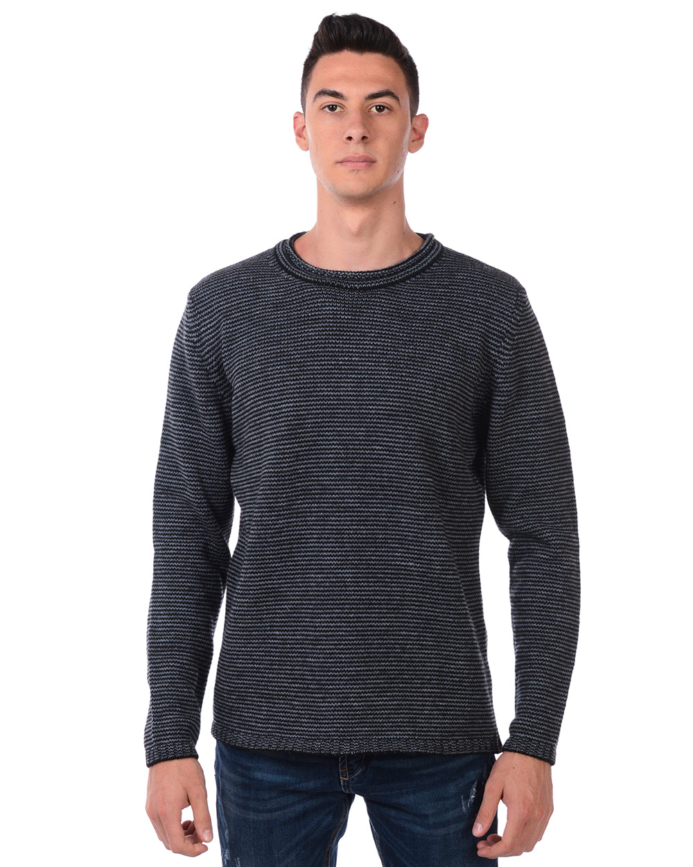 Maglione Nero Daniele Alessandrini A/I 52 - mem39