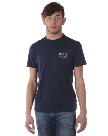 T-Shirt Emporio Armani EA7 Blu Elegante - mem39