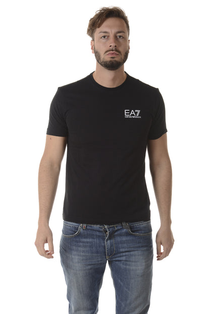 T-shirt Nero EA7 con Logo EA7 - mem39