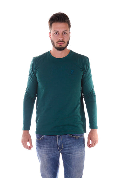 Maglietta Versace Collection: Verde Long Sleeve - mem39