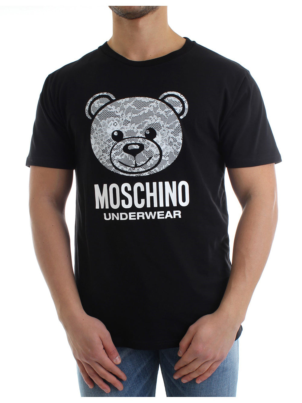 Tuta Grigia Logo Ricamato Moschino Underwear - mem39