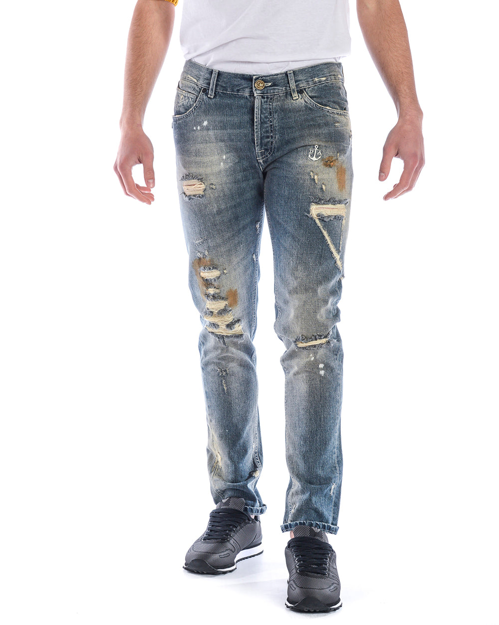 Jeans Daniele Alessandrini 31 Denim Scuro M - mem39