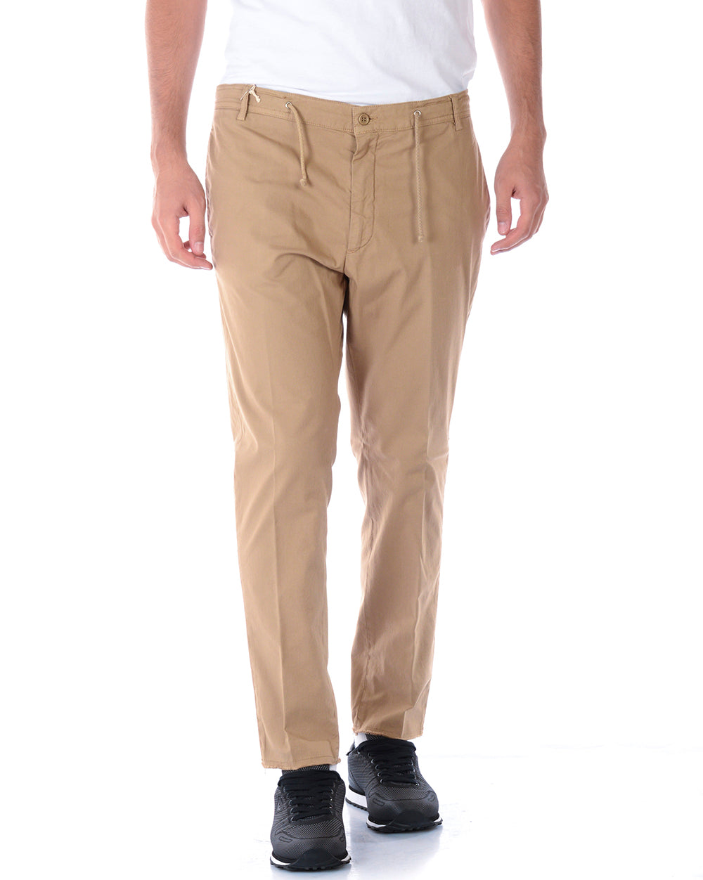 Pantaloni Beige Daniele Alessandrini - mem39