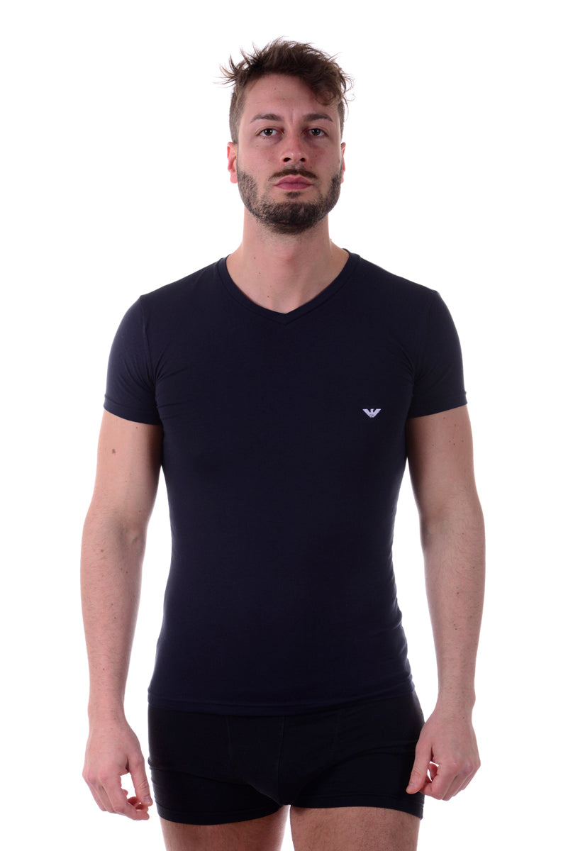 T-shirt Blu Scuro Emporio Armani - mem39