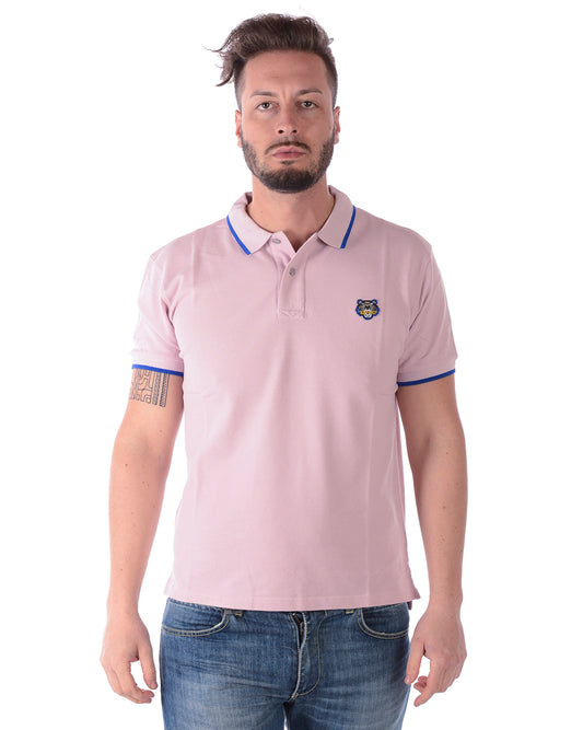 Polo Kenzo Rosa M Con Logo Ricamato - mem39