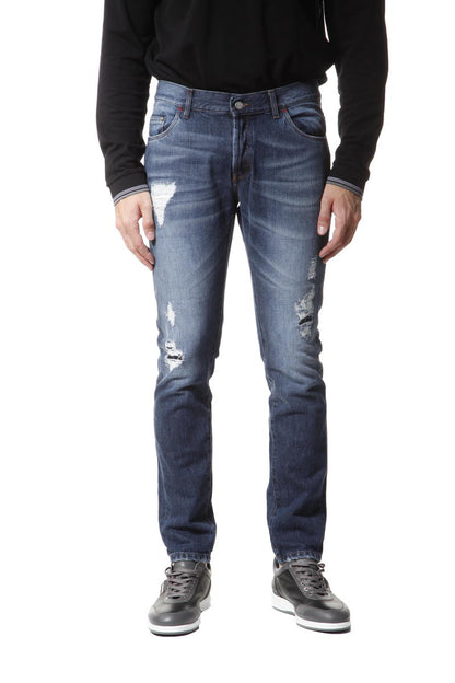 Jeans Denim Cotone Daniele Alessandrini - mem39