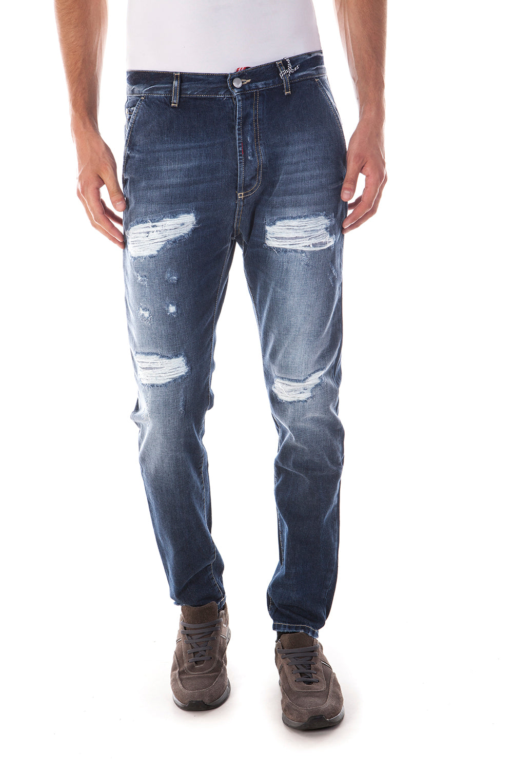 Jeans Daniele Alessandrini 33 Denim - Cotone - mem39