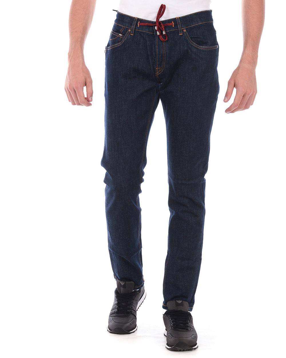 Jeans Denim Daniele Alessandrini: Eleganza Versatile - mem39