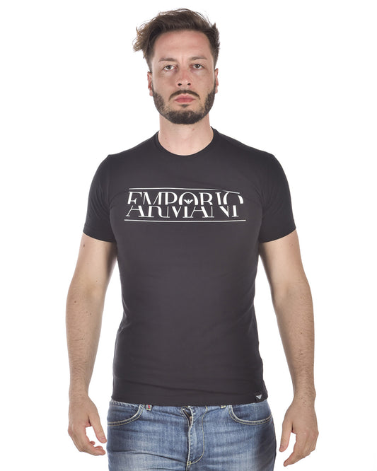 Maglietta Emporio Armani Nero Elastan - mem39