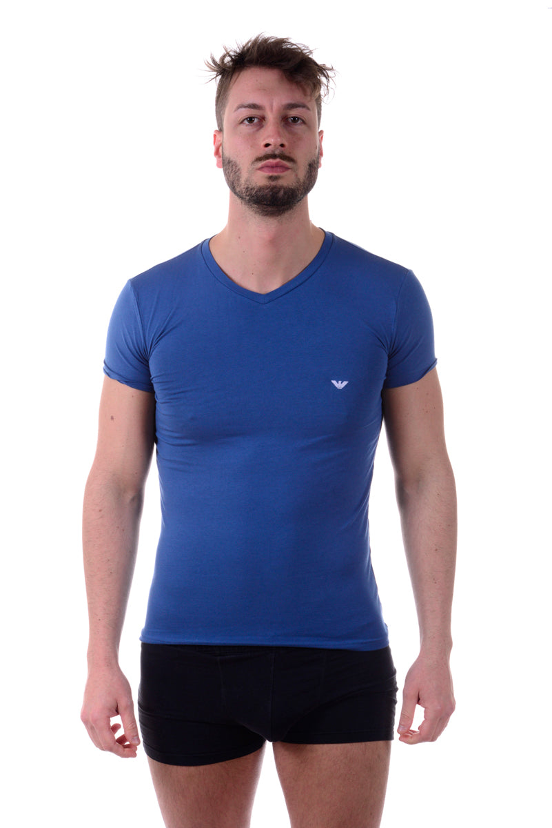 T-shirt Blu Scuro Emporio Armani - mem39