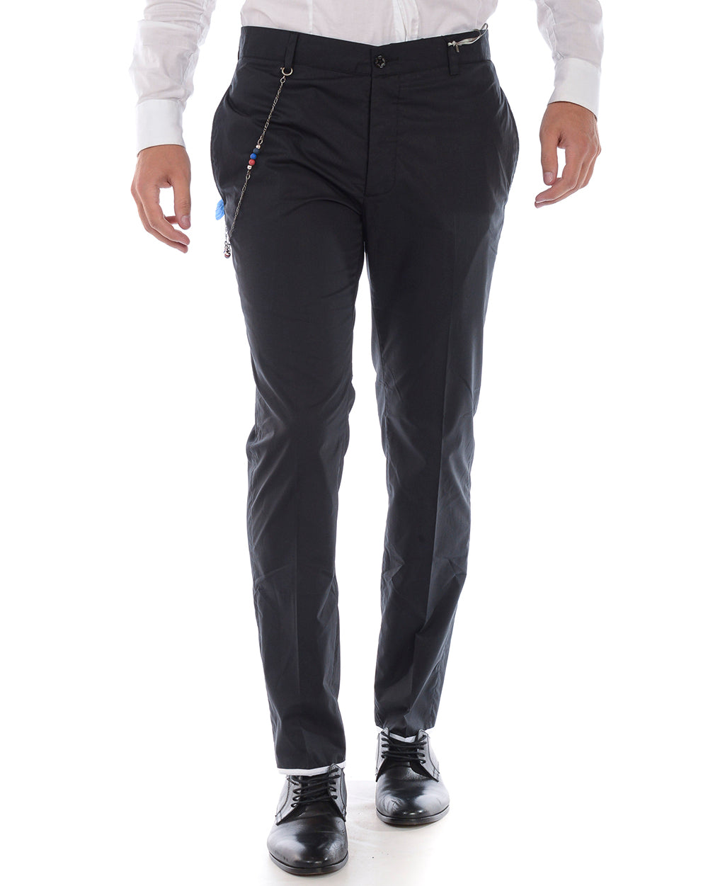 Pantaloni Daniele Alessandrini Brown Cotone - mem39