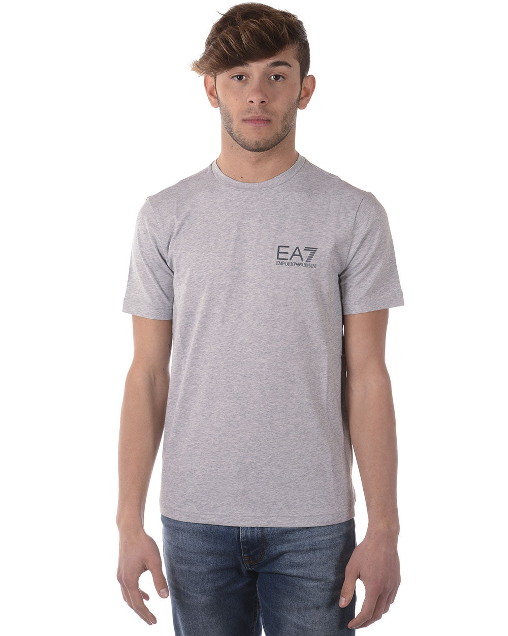 T-Shirt Grigio Chiaro Emporio Armani EA7 - mem39