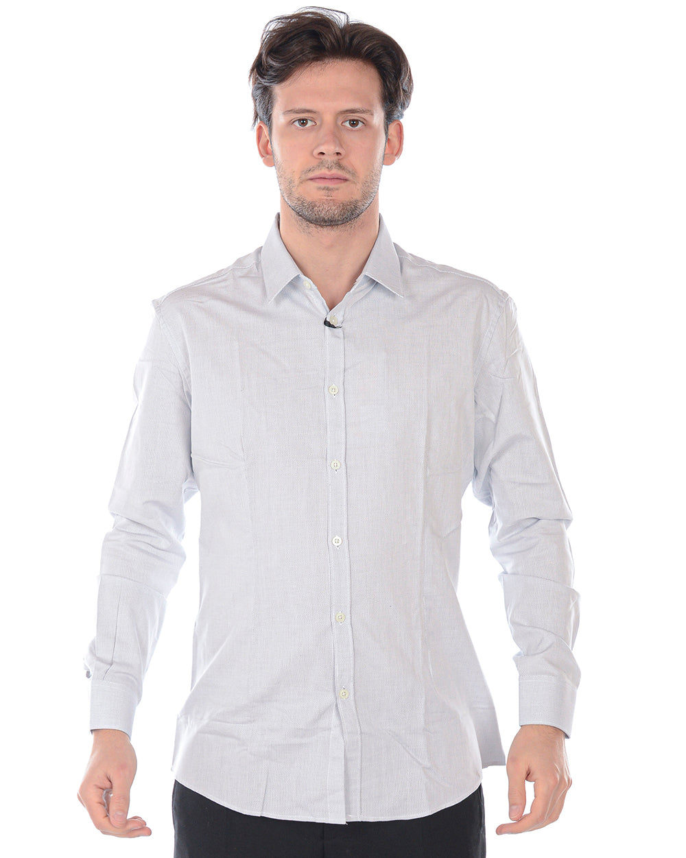 Camicia Cotone Azzurro Daniele Alessandrini - mem39