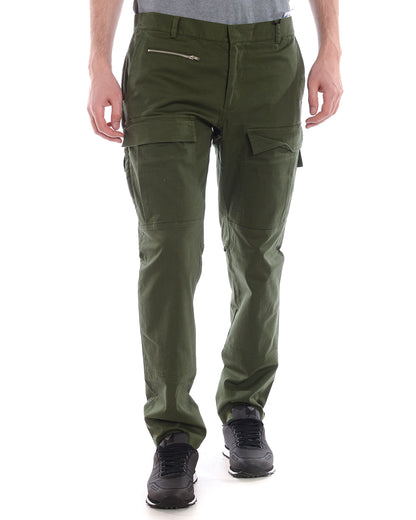 Pantaloni Verdi Militare Daniele Alessandrini - mem39