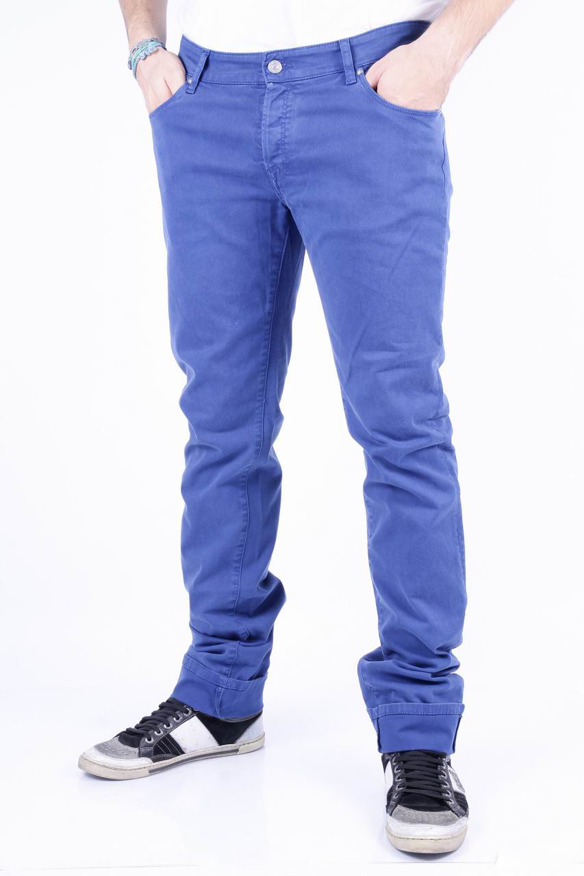 Pantaloni Daniele Alessandrini Blu Skinny Stretch - mem39