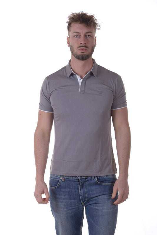 Polo Armani Jeans AJ Grigio in Cotone - mem39