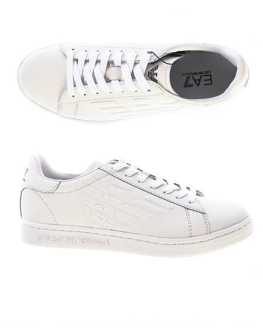 Sneakers Bianche in Pelle Emporio Armani EA7 - mem39