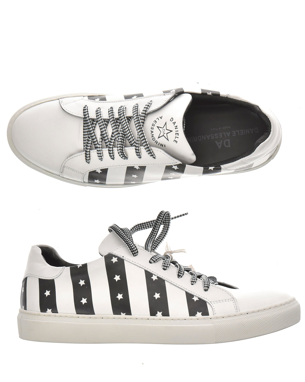 Sneakers Pelle Bianca Daniele Alessandrini - mem39