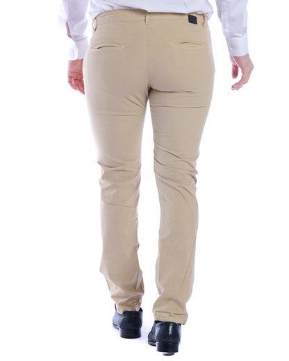 Pantaloni Beige Daniele Alessandrini - mem39