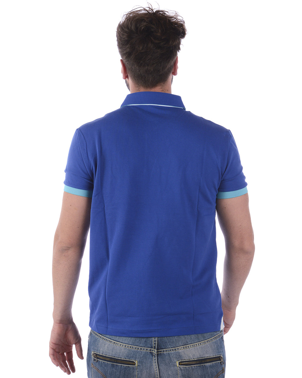 Polo Emporio Armani EA7 Blu/Rosso XL con Maniche Corte - mem39