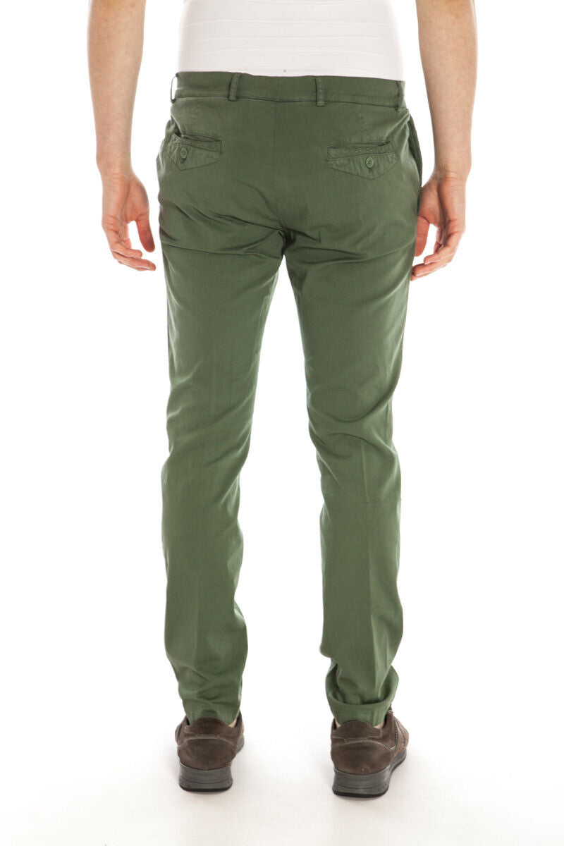 Pantaloni Verde Sofisticato Daniele Alessandrini - mem39