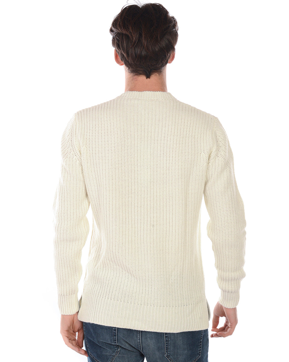 Pullover Bianco 52 Daniele Alessandrini - mem39