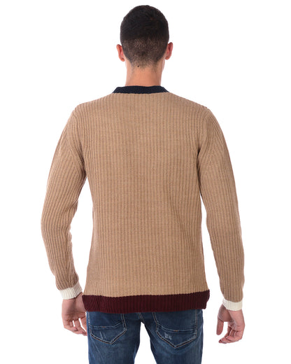 Maglione Beige Daniele Alessandrini - mem39