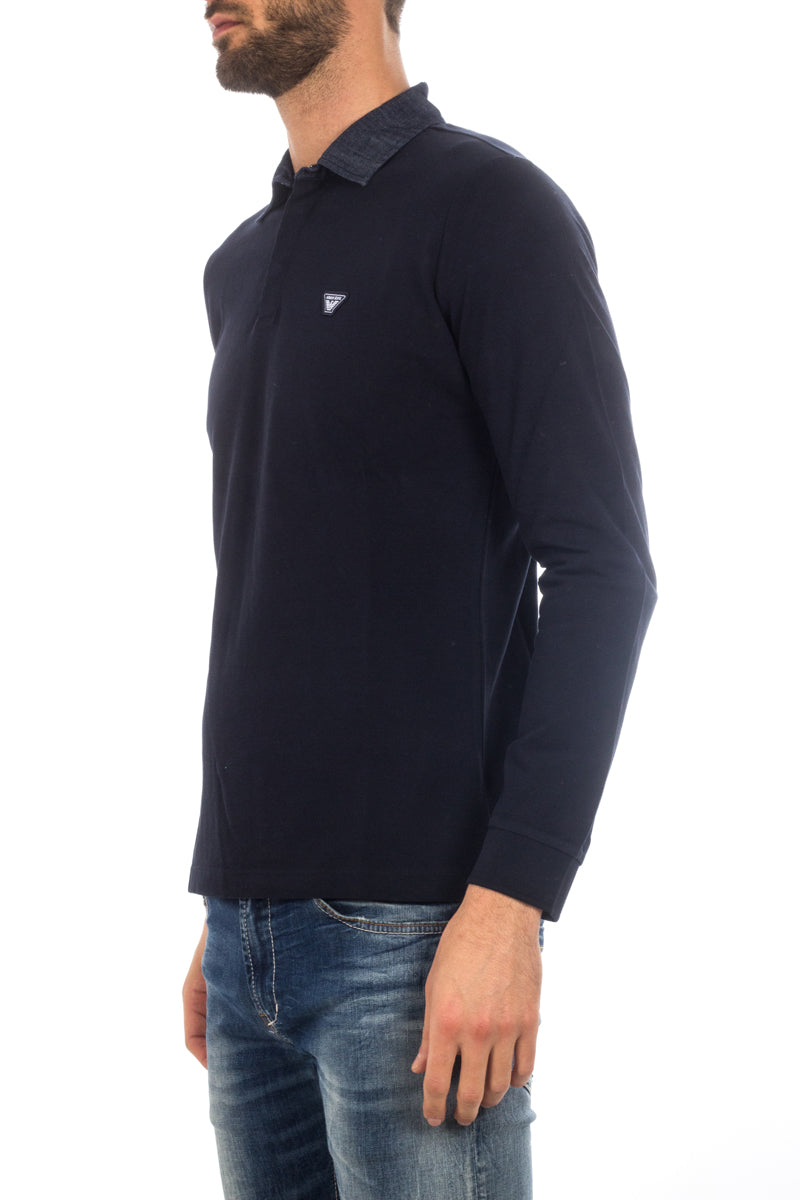 Polo Armani Jeans Blu XXL in Cotone - mem39