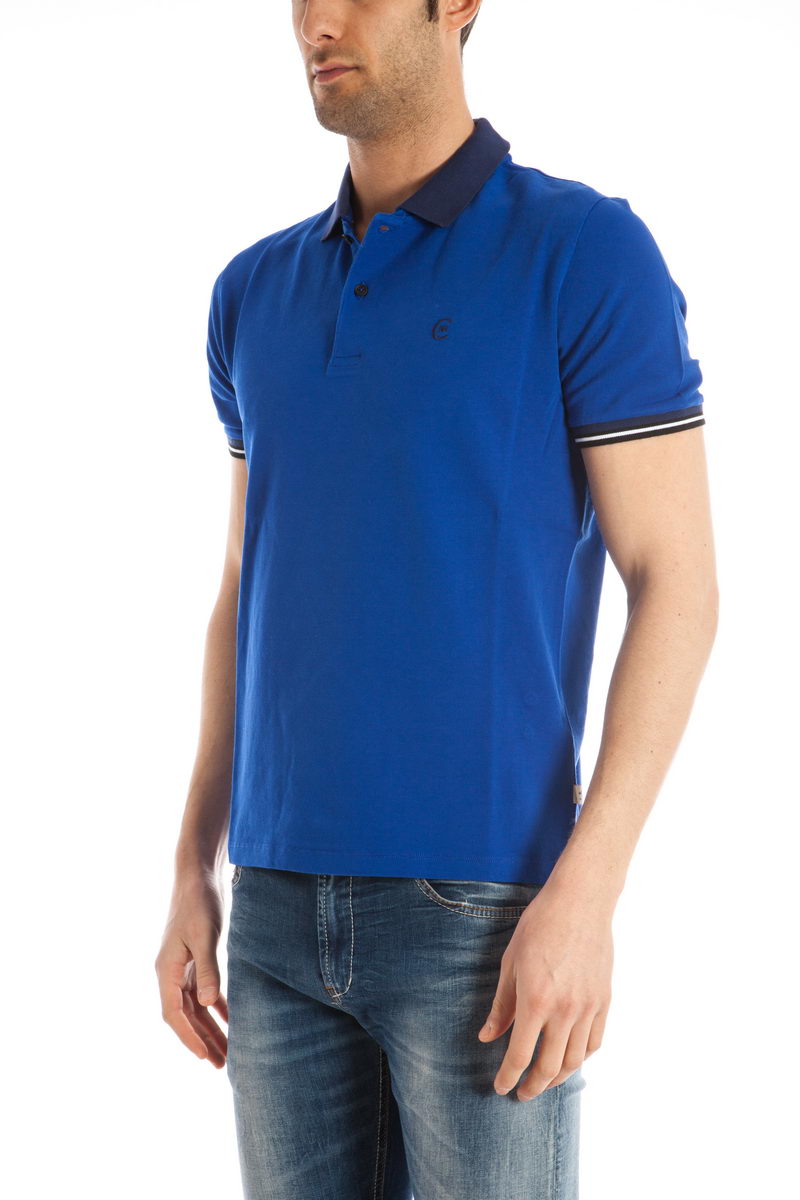 Polo Cerruti Blu 3XL con Colletto Staccabile - mem39