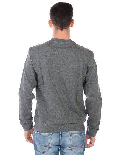 Felpa Emporio Armani EA7 Cotone Grigio Scuro - mem39