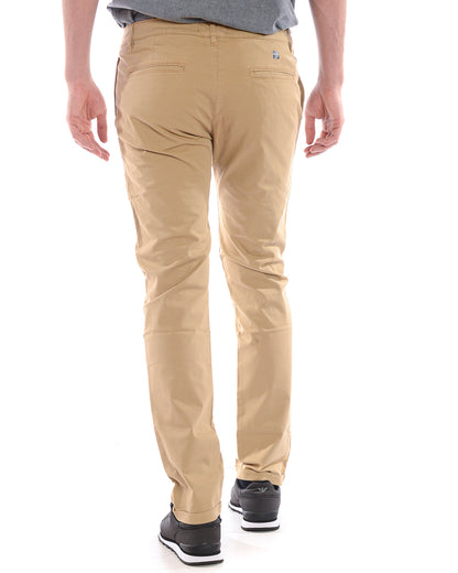 Pantaloni Beige Cotone ed Elastan by Daniele Alessandrini - mem39