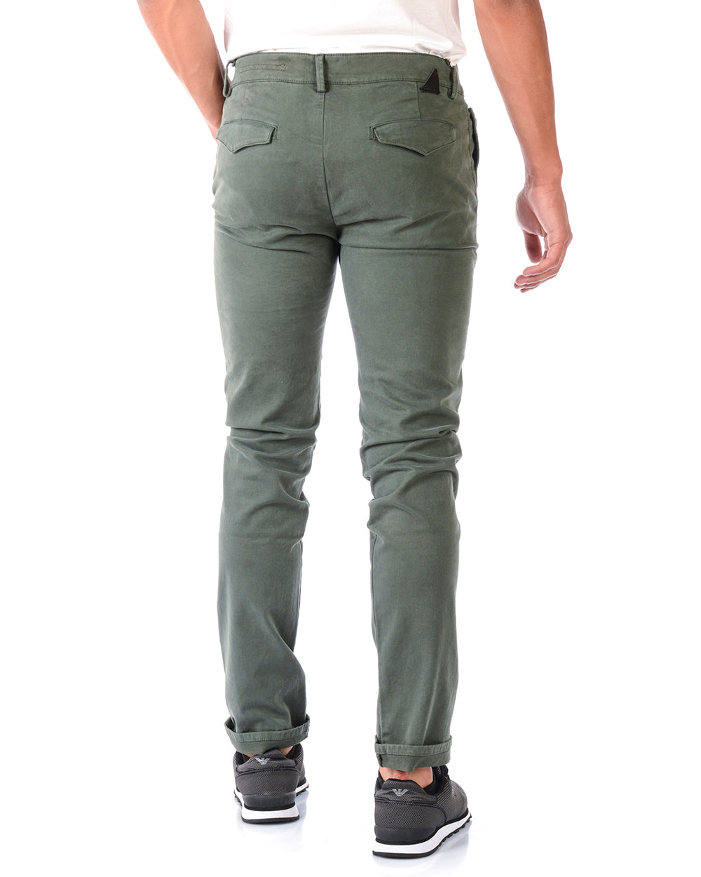 Jeans Daniele Alessandrini Verde Oliva Taglia M - mem39