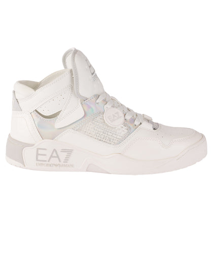 Sneakers Emporio Armani EA7 Bianche Poliestere - mem39