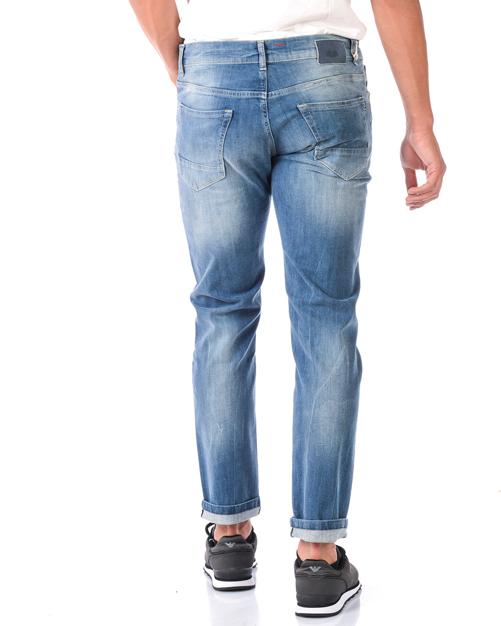 Jeans Stretch Denim Stretto Alessandrini. - mem39